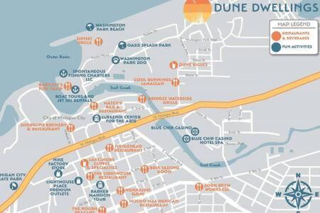 Close To Beach, W&D, Pet Friendly, Dunes, Casino มิชิแกนซิตี ภายนอก รูปภาพ